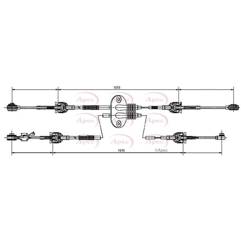 Apec Manual Transmission Cable Pull CAB7027