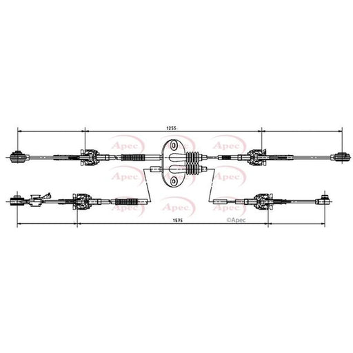 Apec Manual Transmission Cable Pull CAB7027