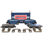 Borg & Beck 4 x Rear Brake Pad Set BBP2323