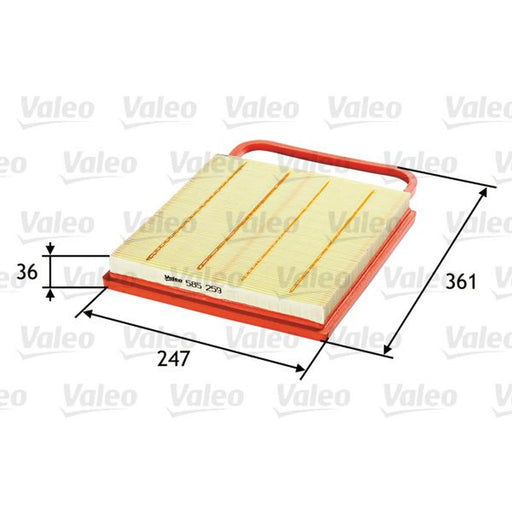 Valeo Engine Air Filter 585259