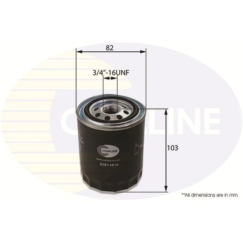 Comline Engine Oil Filter CIZ11015