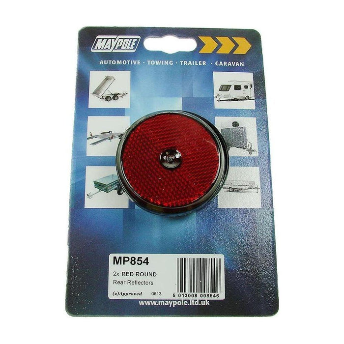 Maypole Reflectors - Round - Red Maypole  - Town Parts