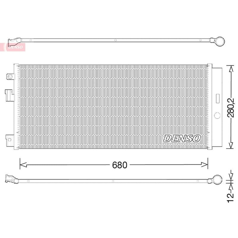 Denso Air Conditioning Condenser DCN20023