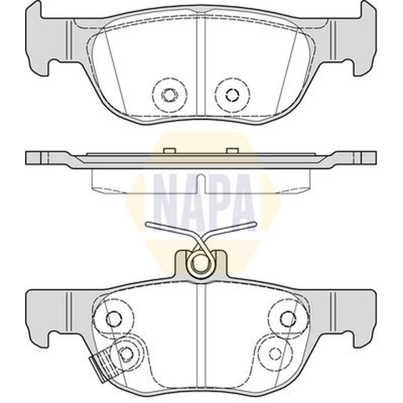 NAPA Rear Brake Pad Set NBP1984