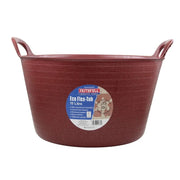 Faithfull Eco Flex Tub 15 litre - Recycled Red - FAIECOFLXR15