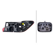 Hella Tail Light / Lamp LED Left 2SD 013 173-511