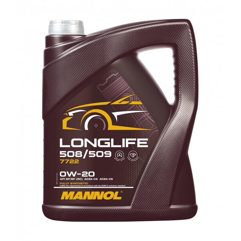 Mannol VW 508 509 0W-20 0W20 Fully Synthetic Long Life Engine Oil MB 229.71 5L