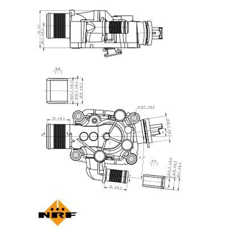 NRF Thermostat,Coolant 725081