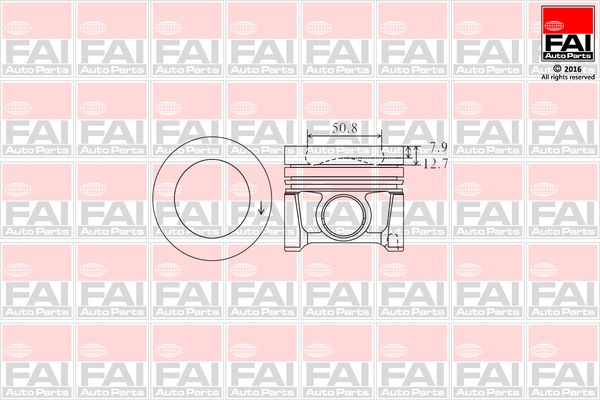 FAI Piston Cylinder Bore =