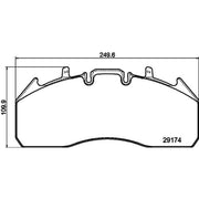 DON Front Brake Pad Set CVP101K