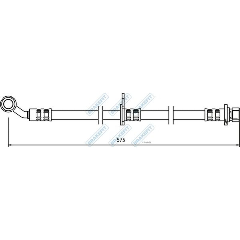 Apec Brake Hydraulic Hose Line Front Right BHO4211