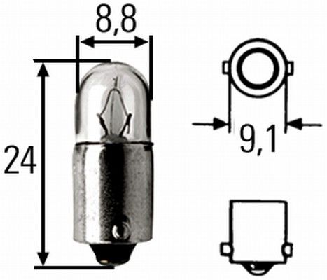Hella 8GP 002 068-241 Bulb, interior light