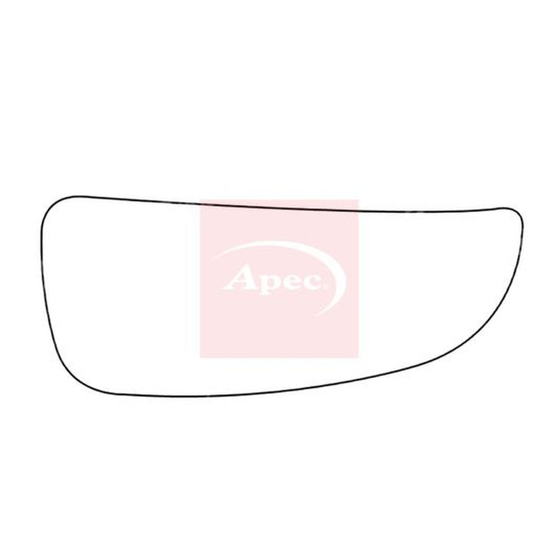 Apec Exterior Wing Mirror Glass Right AMS2822