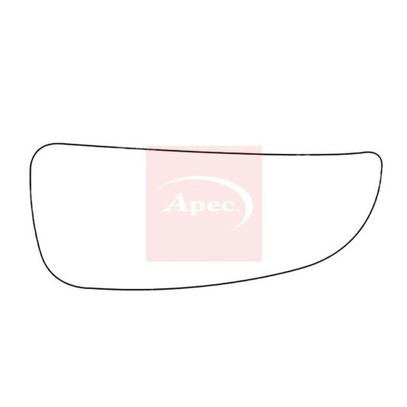 Apec Exterior Wing Mirror Glass Right AMS2822