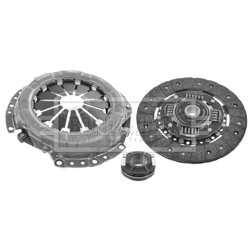Borg & Beck Clutch Kit Set 3pc 215mm HK2267