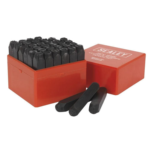 Sealey Letter & Number Punch Set 36pc 10mm AK8298 Sealey  - Town Parts