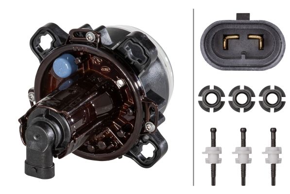 Hella Headlight Headlamp H1 Left