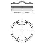 Mahle Piston Cylinder Bore = 82mm 503 37 00
