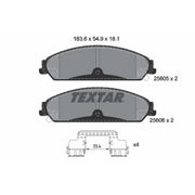 Textar Front Brake Pad Set 2560501