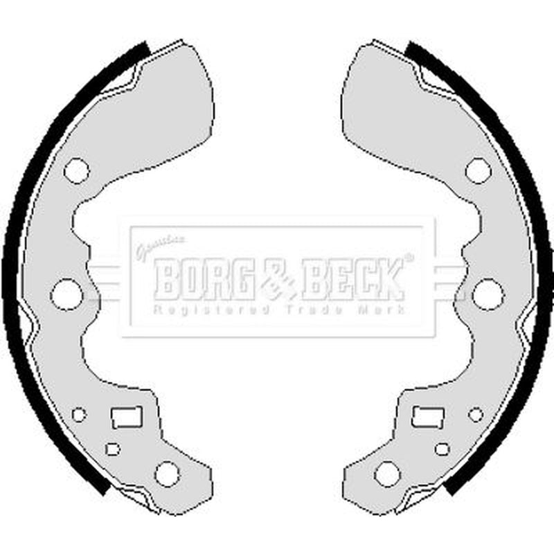 Borg & Beck Brake Shoe Set Axle Kit BBS6237
