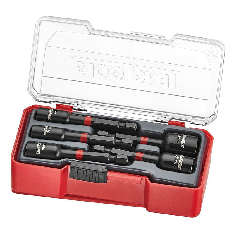 Teng Tools 5-Piece Nut Driver Set with Belt Clip