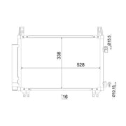 Mahle Air Conditioning Condenser AC 806 000S
