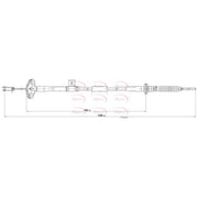 Apec Clutch Control Cable Pull CAB5028
