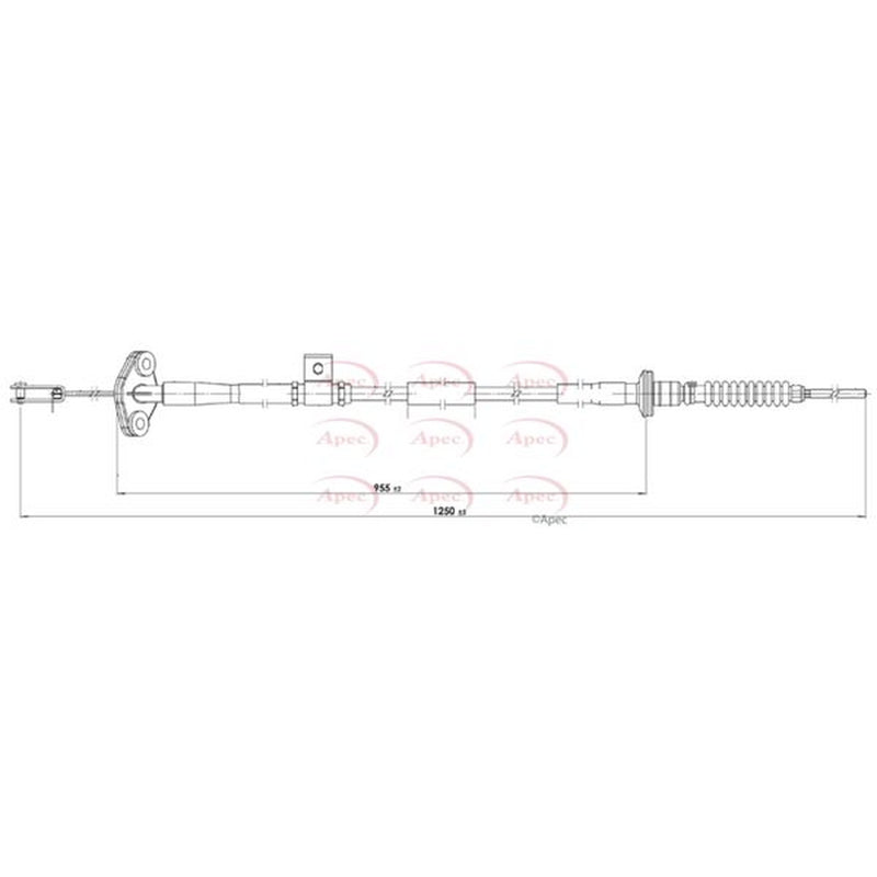 Apec Clutch Control Cable Pull CAB5028