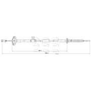 Apec Clutch Control Cable Pull CAB5028