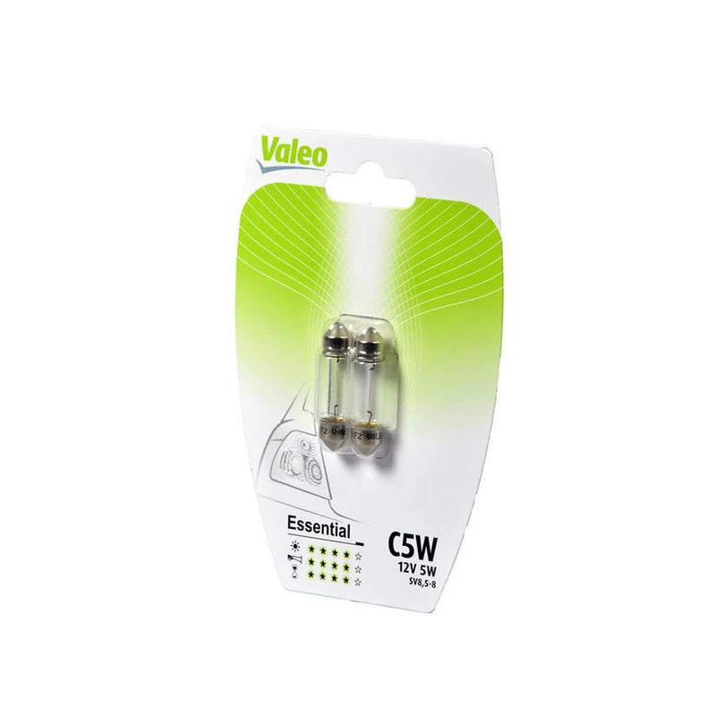 Valeo 2 x Number Plate Light Bulb SV8.5 12V 032124