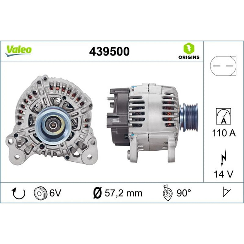 Valeo Car Alternator 12V 439500