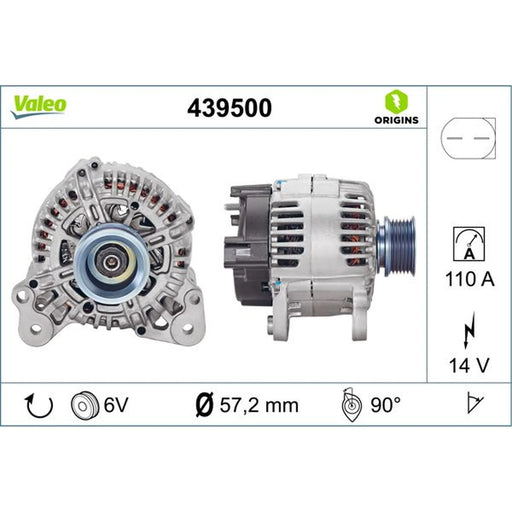Valeo Car Alternator 12V 439500