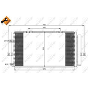 NRF Air Conditioning Condenser 35659