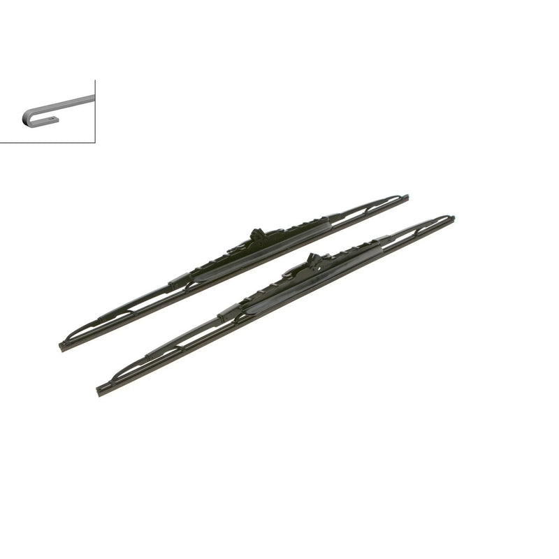 Bosch Twin Spoiler Wiper Blade Set 650mm + 650mm — 657S