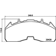 DON Front Brake Pad Set CVP137K