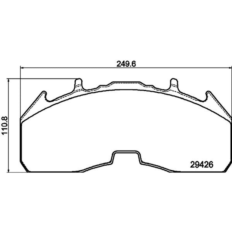 DON Front Brake Pad Set CVP137K