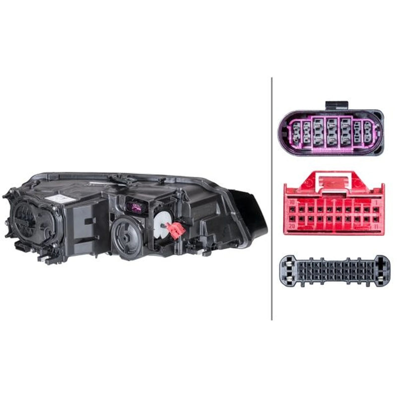 Hella Headlight Headlamp LED Left 1EX 011 496-411