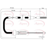 Apec Handbrake Cable Left Rear CAB1527