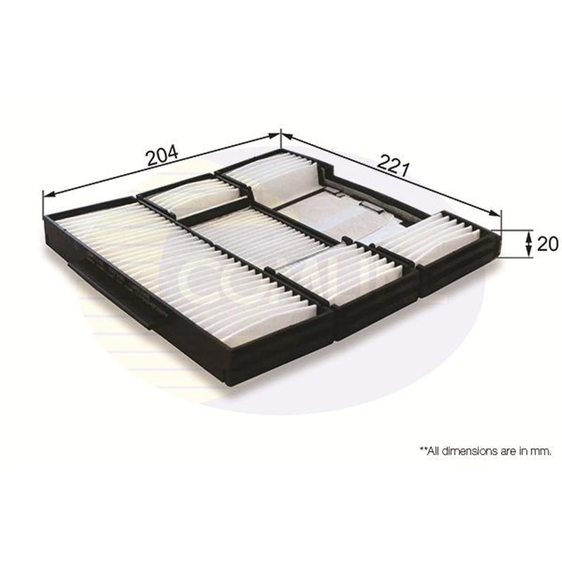 Comline Cabin Air Filter (Pollen Filter) EKF186