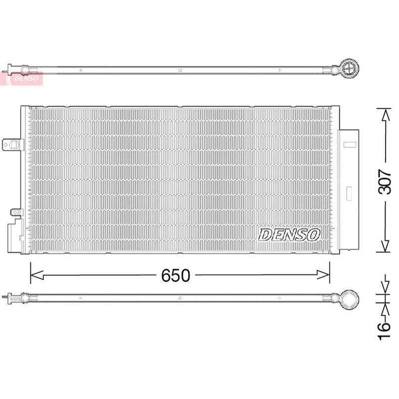 Denso Air Conditioning Condenser DCN20024