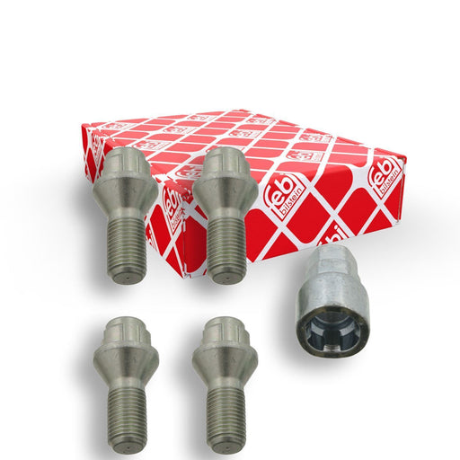 FEBI BILSTEIN 27054 Wheel Bolt Front Rear Fits Alfa Romeo Citroen Fiat Peugeot FEBI - Town Parts