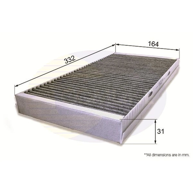Comline Cabin Air Filter (Pollen Filter) EKF116A
