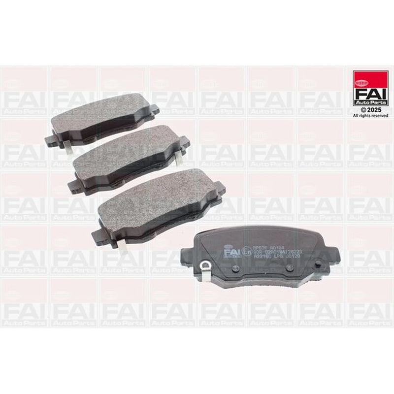 FAI Rear Brake Pad Set BP676