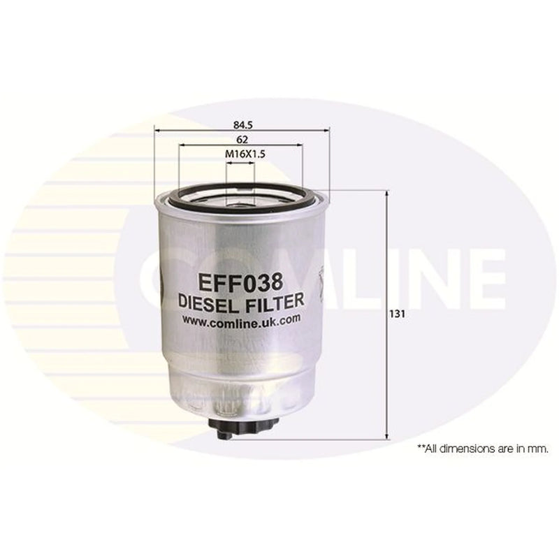 Comline Fuel Filter Element EFF038