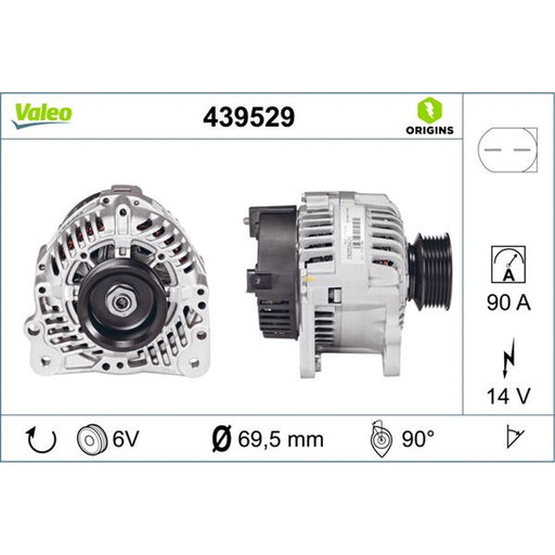 Valeo Car Alternator 12V 439529