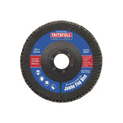 Faithfull Zirconia Abrasive Jumbo Flap Disc 125 x 22mm 120 Grit - FAIFD125120Z