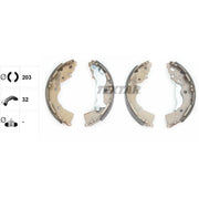 Textar Brake Shoe Set Axle Kit 91068900