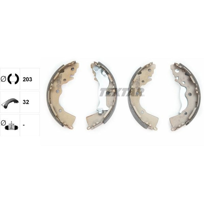 Textar Brake Shoe Set Axle Kit 91068900