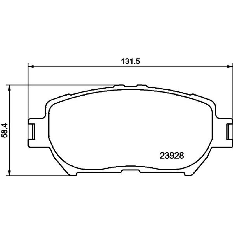 DON Front Brake Pad Set PCP1478