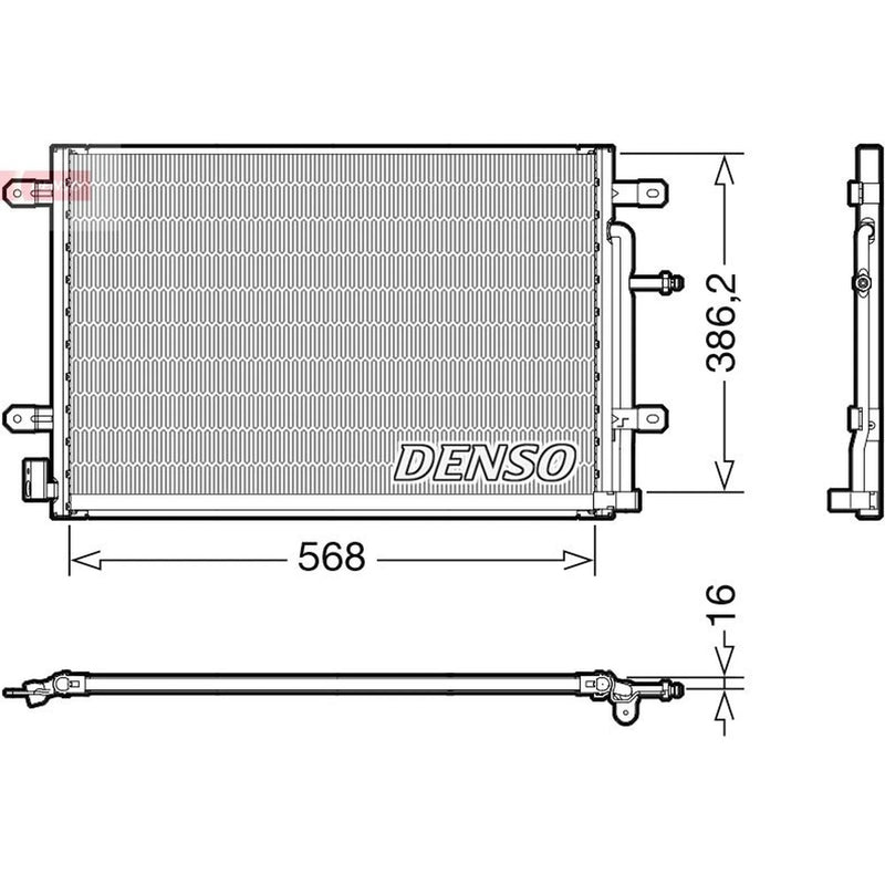 Denso Air Conditioning Condenser DCN02038
